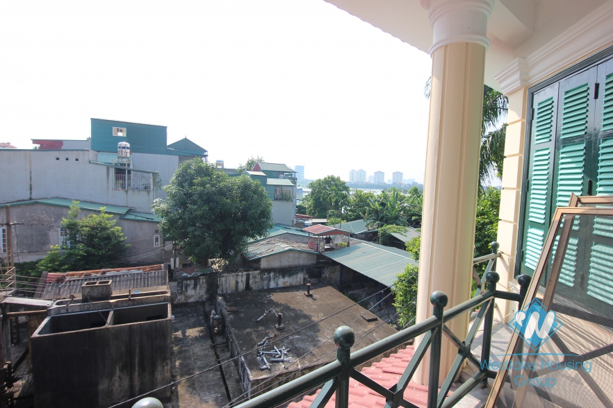 French style, unfurnished house for rent in To Ngoc Van, Tay Ho, Ha noi